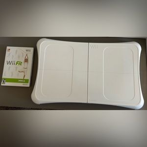 Nintendo Wii Fit Balance Board and Wii Fit